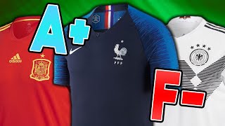 GRADING EVERY 2018 WORLD CUP KIT [upl. by Hittel22]