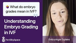 Embryo Grading in IVF Explained  What do embryo grades mean  FertilitySpace [upl. by Anairol]