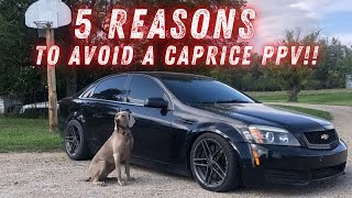 5 Reasons NOT To Buy a Caprice PPV [upl. by Aner]