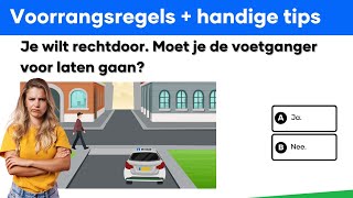 Voorrangsregels theorie examen [upl. by Otinauj]