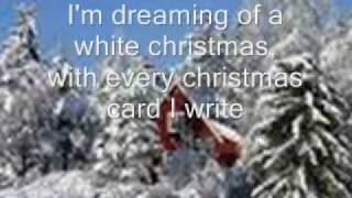 Im dreaming of a white Christmas Song  lyrics and slide show [upl. by Ahcirt]