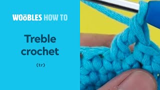 How to treble or triple crochet tr [upl. by Holton]