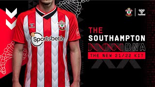 THE SOUTHAMPTON DNA Saints unveil 202122 home kit in partnership with hummel [upl. by Haissem]