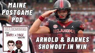 The Barry amp Mack Show  OU vs Maine  Postgame Pod  Presented by OUInsider [upl. by Yamauchi]