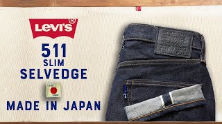 Levis 511 selvedge made in japan LEVIS [upl. by Sowell]