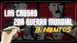 LA SEGUNDA GUERRA MUNDIAL  CAUSAS en minutos [upl. by Stearns]