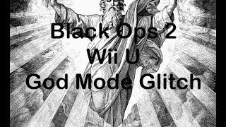 Black Ops 2 Wii U God Mode Glitcher Treyarch [upl. by Colman766]