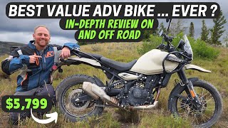 Royal Enfield Himalayan 450 Review  A New Benchmark for Small ADV Bikes [upl. by Aleron]