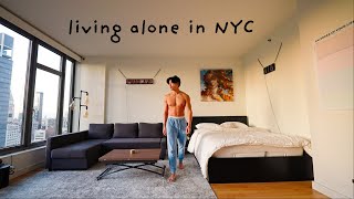 My 5000month studio apartment tour in NYC prosconsadvice [upl. by Atalya119]