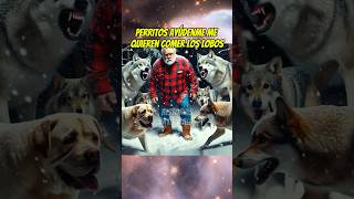 Perros vs Lobos mismascotas shortsviral perros paramascotas mascotas lobo babypet [upl. by Salomie]