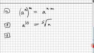 0905 Rechenregeln für Potenzen und Wurzeln [upl. by Domenic]