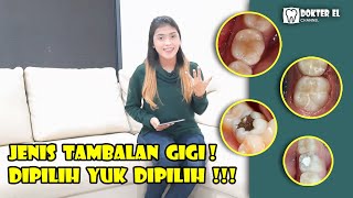 Jenis jenis tambalan gigi  Kelebihan dan kekurangan bahan tambal gigi [upl. by Iadahs]