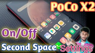 Second Space OffOn Setting  POCO X2 X3 [upl. by Adrea]