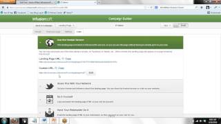How to build a landing page in Infusionsoft [upl. by Gascony941]