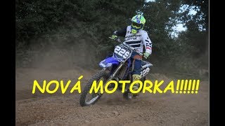 Nová motorka u Pavla v garáži  Yamaha YZ 125   ukázka jízdy po trati [upl. by Hope487]