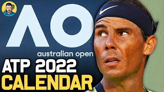 ATP Release CALENDAR ahead of Australian Open 2022  Tennis News [upl. by Ayidan]