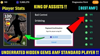 32000 GP Only Most Underrated AMF Standard Player In eFootball 2024  Hidden Gems in eFootball 24 🔥 [upl. by Jannel]