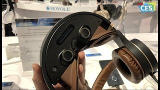 CES 2018 Royole Moon  3D Virtual Mobile Theater  Entertainment Headset  Digitin [upl. by Drehcir]