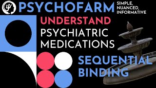 Every Psychiatric Prescriber Should Know Sequential Binding Learn Psych Med Dosing [upl. by Annayat]