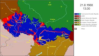 Invasion of Czechoslovakia 1968 Every 15 Minutes [upl. by Acirretahs]