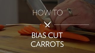 Bias Cutting Carrots [upl. by Ycniuq]