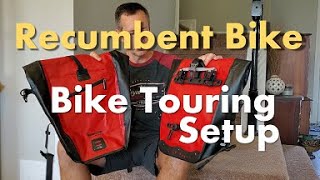 Recumbent Bike  Bike Touring Setup bikepacking [upl. by Tove]