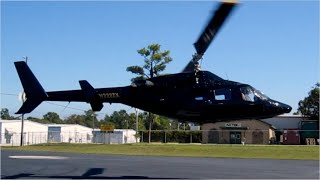 Airwolf Black Bell 222 Helicopter Startup Takeoff Flying and Landing [upl. by Errick]