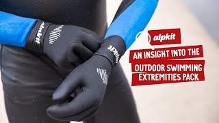 An Insight into the Alpkit Neoprene Outdoor Swimming Gloves Socks and Cap [upl. by Dleifniw]