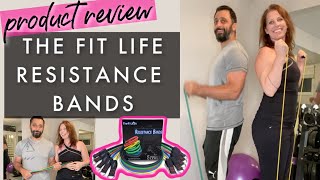 THE FIT LIFE  RESISTANCE BANDS unboxing review demo [upl. by Penni]