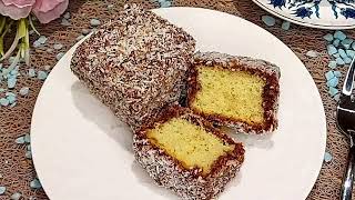 Schoko Kokoswürfel Cupavci Lamington Ingiliz Keki [upl. by Iclek312]