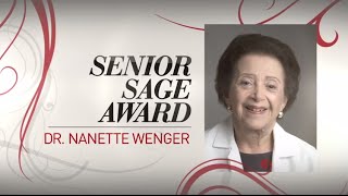 WCGG 2014 Senior Sage Award  Nanette Wenger MD [upl. by Anahsat]