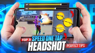 Unique  One Tap Headshot Top 5 Tips And Tricks  Garena Free Fire 2024 [upl. by Atirahs]