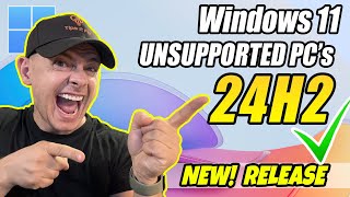 How to Install Windows 11 24h2 on Unsupported PC Official Release [upl. by Yann]