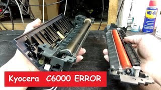 Kyocera ошибка C6000 Error Ремонт печки [upl. by Nitsirk]