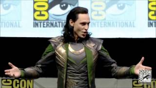 Loki Takes Hall H SDCC 2013 Comic Con FULL appearance [upl. by Brunk]