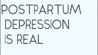 Postpartum depression is real [upl. by Aimar]