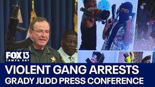 Grady Judd agency nabs 144 gang members seizes 144 weapons in violent gang investigation [upl. by Ettelracs]