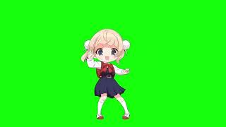 FREE DOWNLOAD Watch my 9 mm go BANG Shigure Ui Loli Dance green screen [upl. by Adiaros]