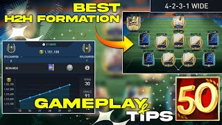 The Best H2H Formation 4231Wide  Gameplay amp Tips  Fifa Mobile 23 [upl. by Atinaw407]