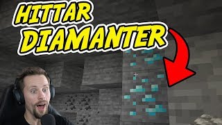 VI HITTAR DIAMANTER DIREKT I MINECRAFT  Hardcore Lets Play 1 med SoftisFFS [upl. by Ojaras966]