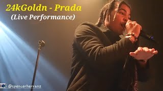 24kGoldn  Prada Live Performance at Reggies Rock Club Chicago IL [upl. by Sivrup275]