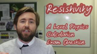 Resistivity  A Level Physics Exam Practice Question  Calculation Question [upl. by Rollecnahc]