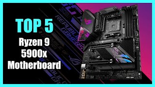 Top 5 Best Motherboards for Ryzen 9 5900x 2024 [upl. by Marysa896]