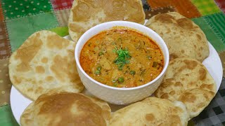 Tasty Hyderabadi quotSaag Puriquot Recipe  How to make Saag Puri Better than Hotel [upl. by Neltiac]