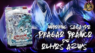 Unbox  Deck Estrutural  Saga do Dragão Branco de Olhos Azuis  TCG [upl. by Enelrak832]