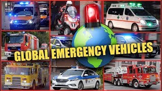 BEST OF  Emergency Vehicles Around The World [upl. by Neltiak]