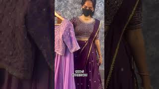 Georgette designer lehenga embroidery womensfashion [upl. by Otrebor]