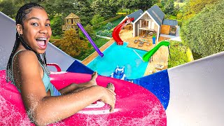 WE TURNED OUR HOUSE INTO A WATERPARK [upl. by Perrin]