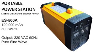 Portable Power Station ES500A [upl. by Asille]