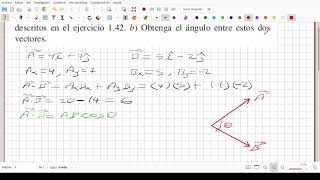 Producto escalar  Como calcular el Ángulo entre dos Vectores [upl. by Kistner548]